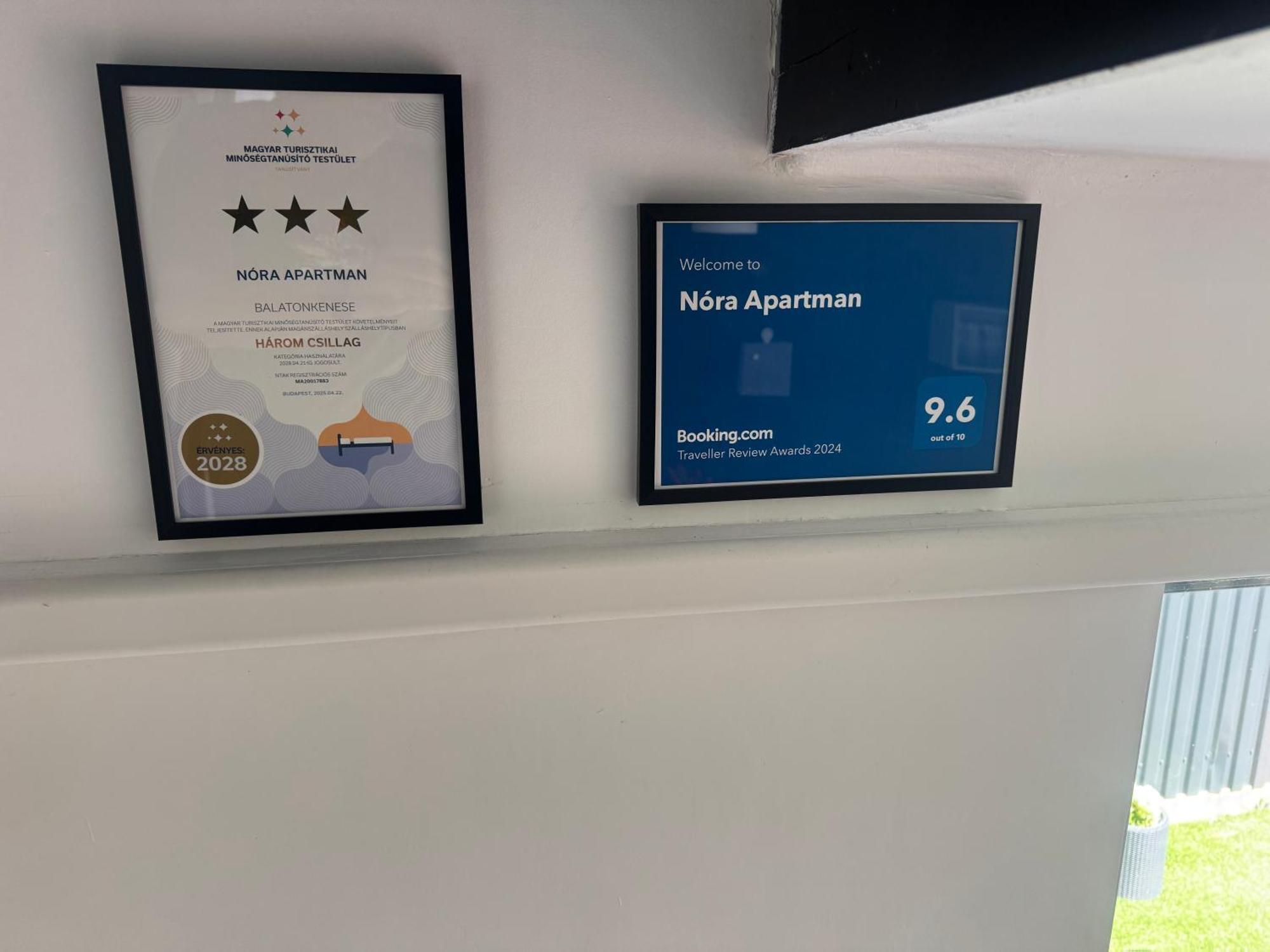באלאטונקנשה Nora Apartman מראה חיצוני תמונה